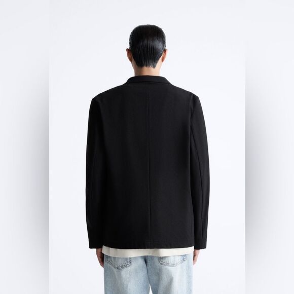 Zara Men’s SEERSUCKER BLAZER NWT - Picture 3 of 9